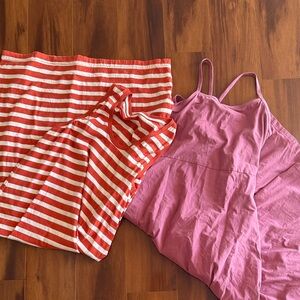 PACT organic cotton dress bundle size medium Sleeveless long dresses